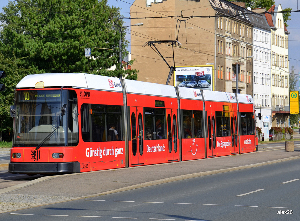 Дрезден, SachsenTram NGT 6 DD ZR № 2588