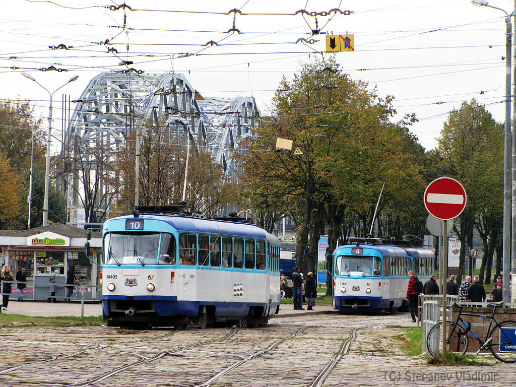 Рига, Tatra T3A № 30405