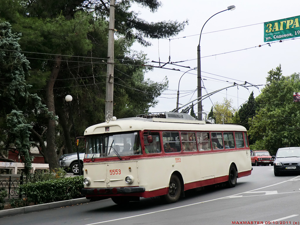 Крымский троллейбус, Škoda 9Tr21 № 5553