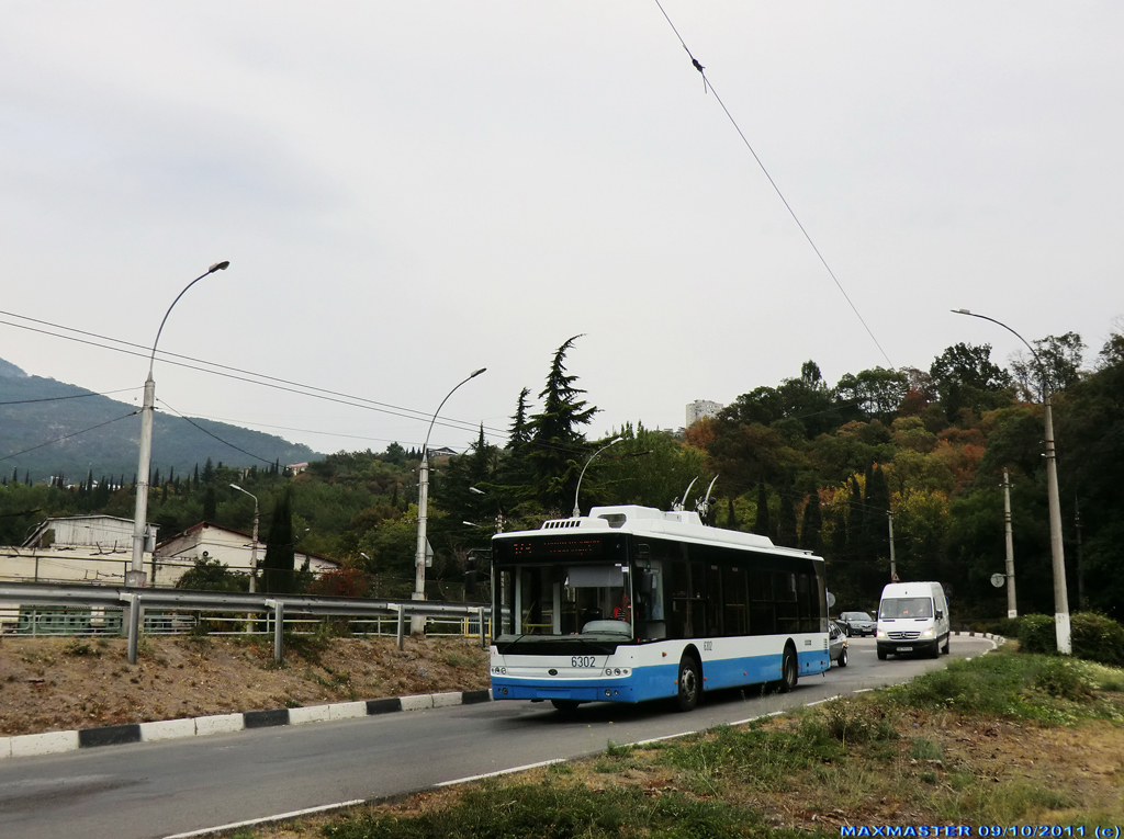 Крымский троллейбус, Богдан Т70110 № 6302
