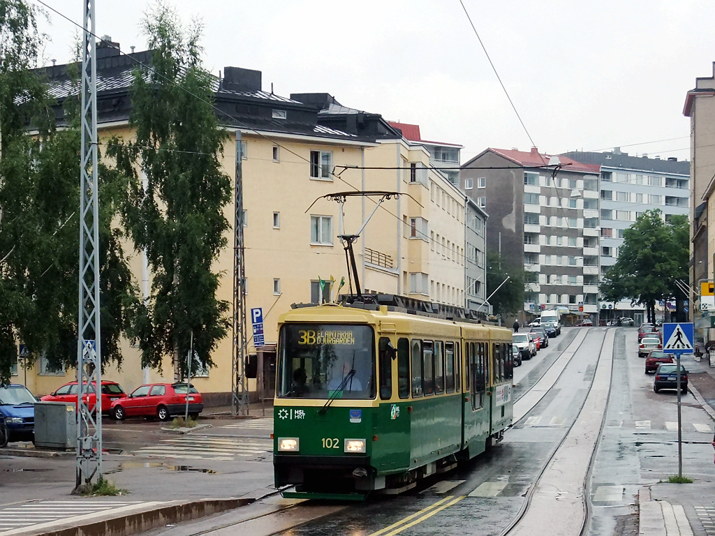Хельсинки — Эспоо, Valmet MLNRV2 № 102