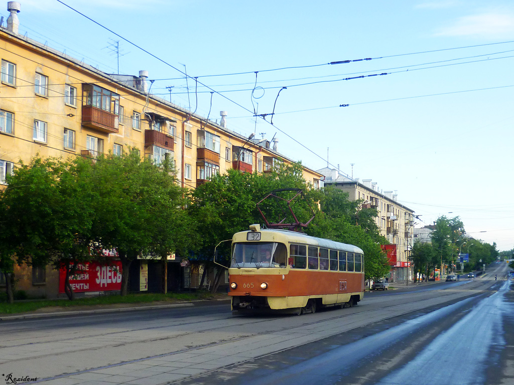 Екатеринбург, Tatra T3SU № 665