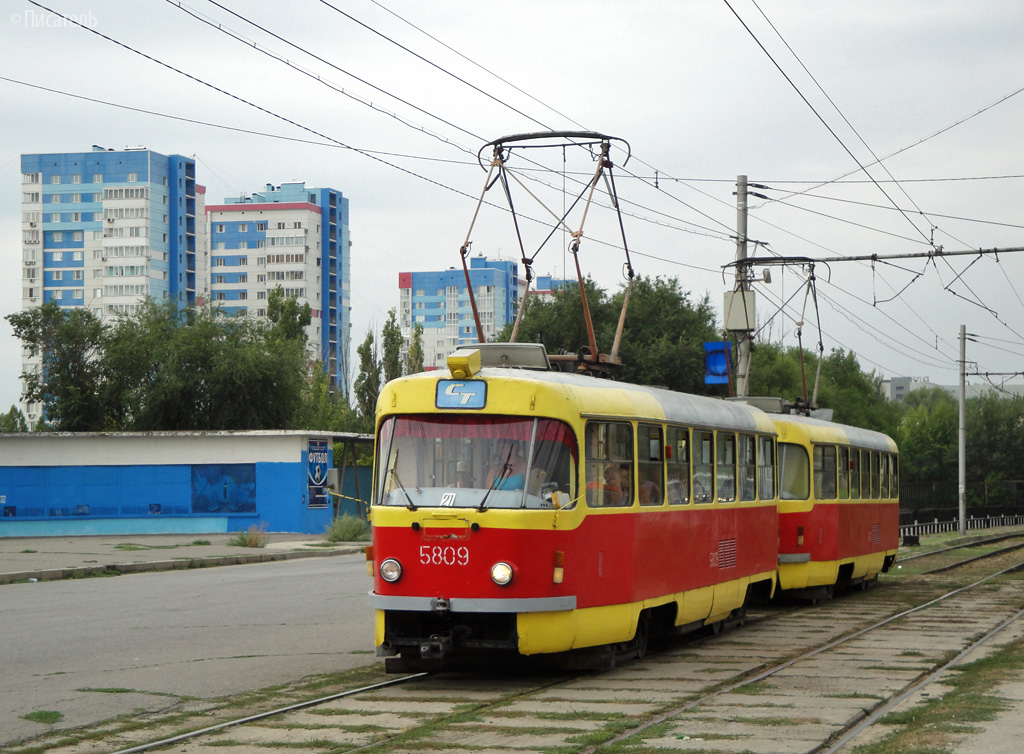 Волгоград, Tatra T3SU № 5809; Волгоград, Tatra T3SU № 5810