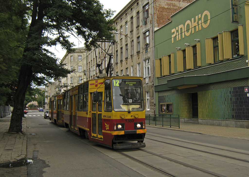 Лодзь, Konstal 805Na № 1380