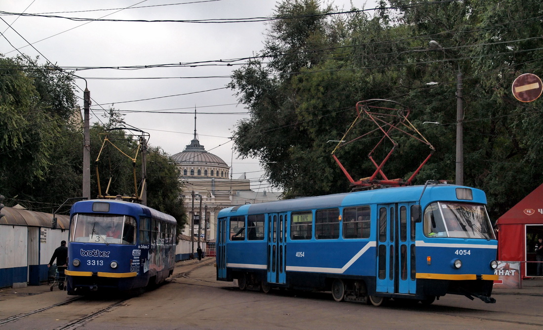 Одесса, Tatra T3R.P № 3313; Одесса, Tatra T3R.P № 4054