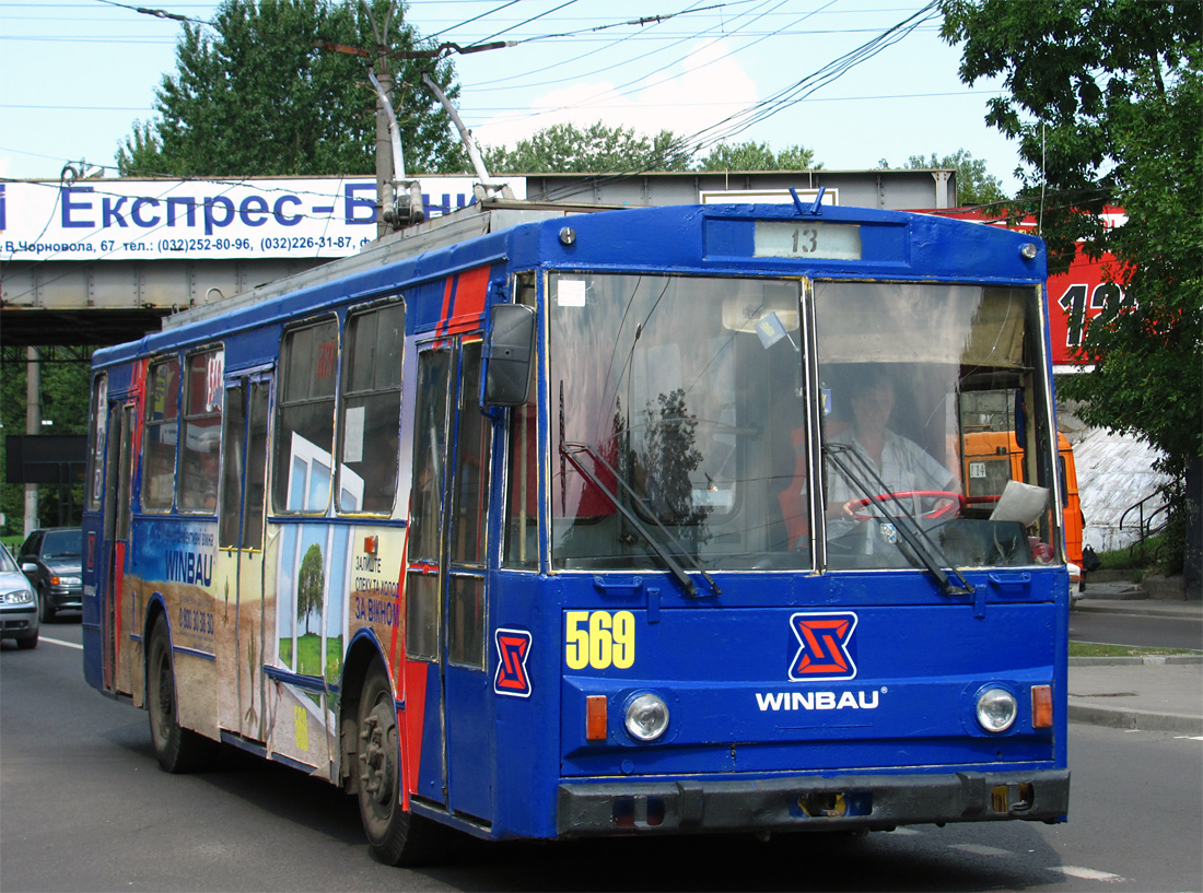 Лвов, Škoda 14Tr89/6 № 569