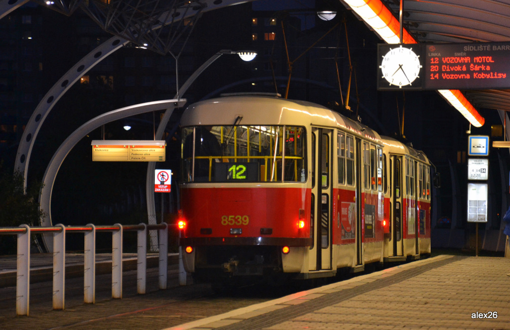 Прага, Tatra T3R.P № 8539