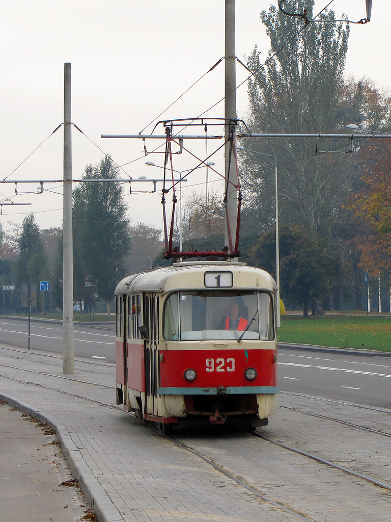 Донецк, Tatra T3SU № 923