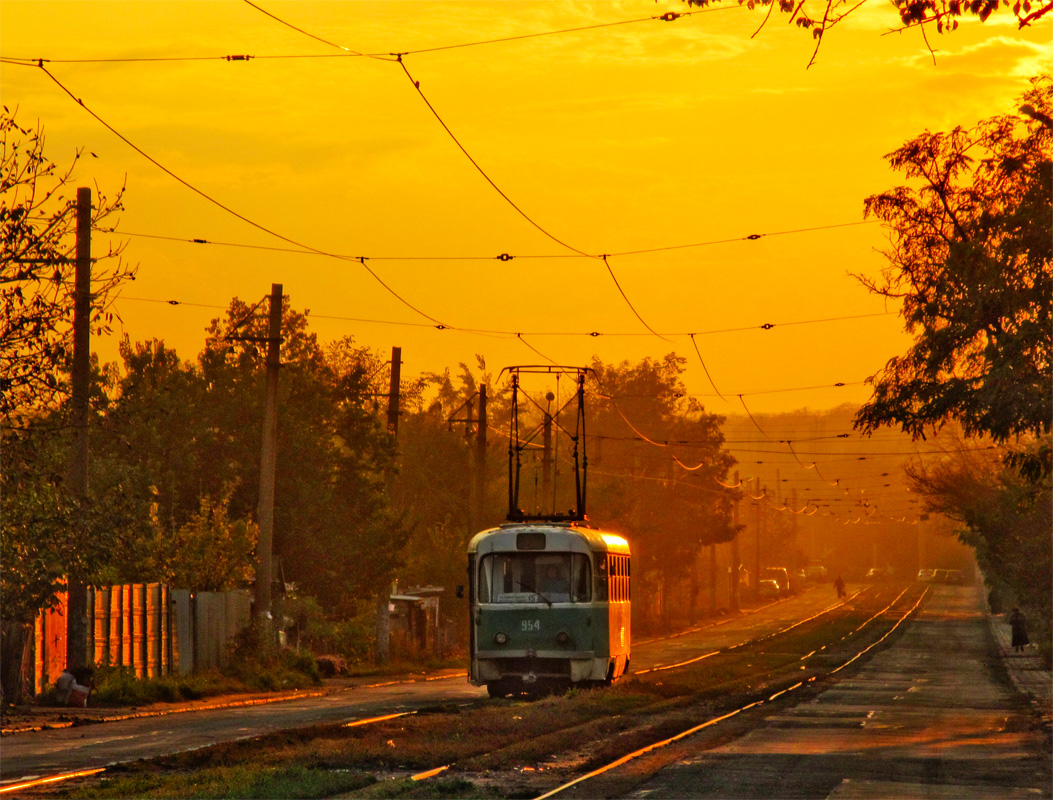Донецк, Tatra T3SU № 954