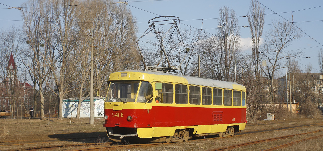 Киев, Tatra T3SU (двухдверная) № 5408