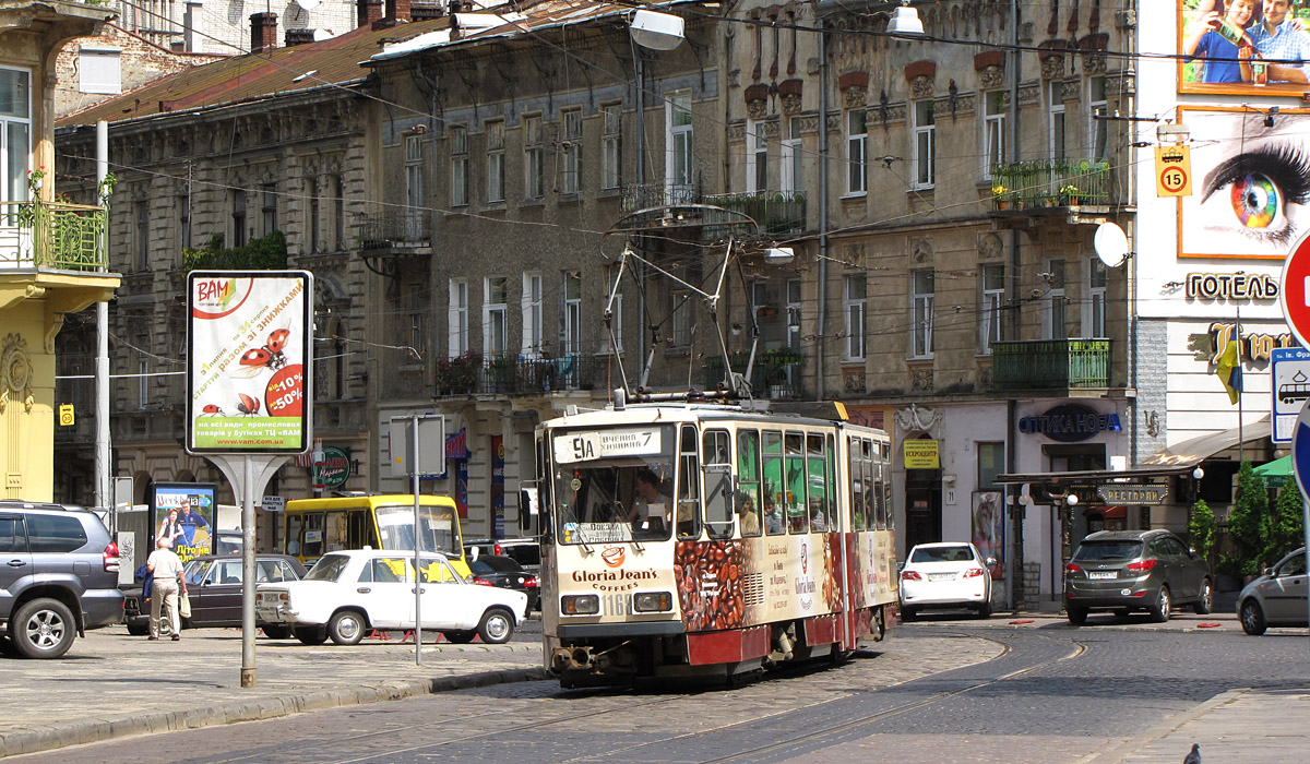 Львов, Tatra KT4D № 1168