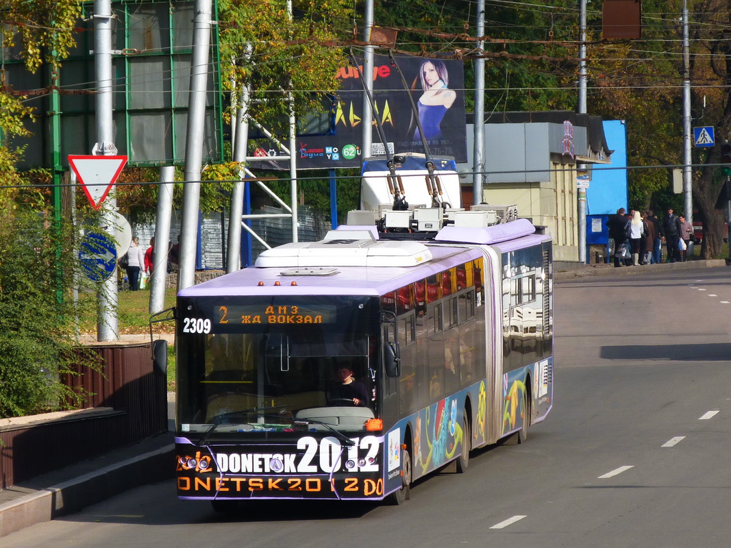 Донецк, ЛАЗ E301A1 № 2309
