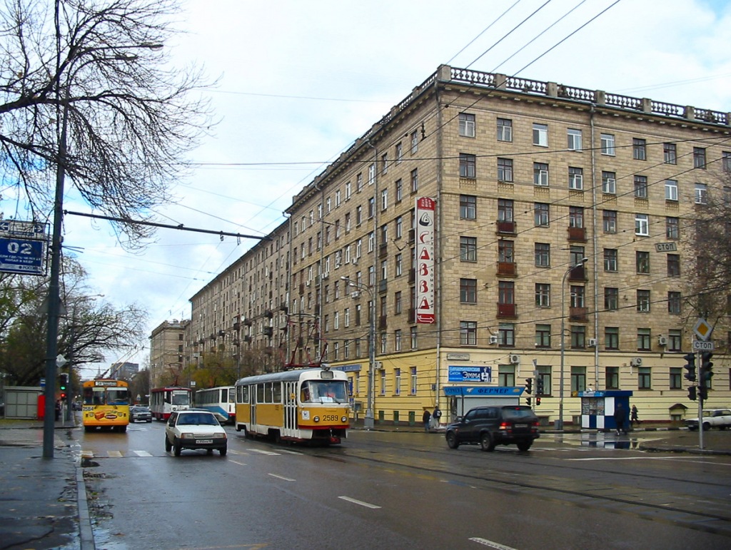 Москва, Tatra T3SU № 2589