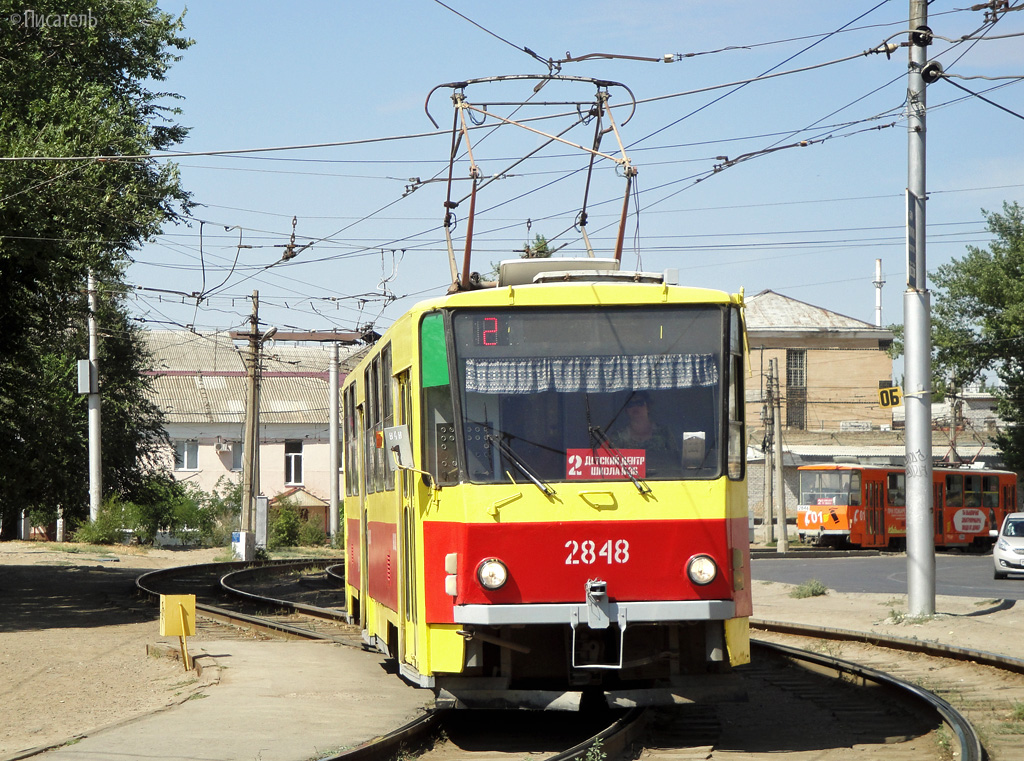Волгоград, Tatra T6B5SU № 2848 Волгоград, Tatra T6B5SU № 2848
