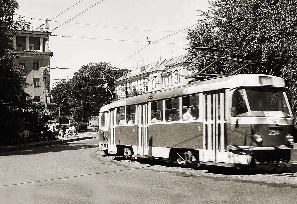 Kaliningrad, Tatra T4SU № 254; Kaliningrad — Old photos