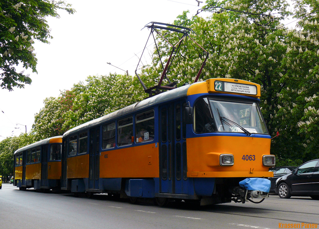 Sofia, Tatra T4D-M2 № 4063