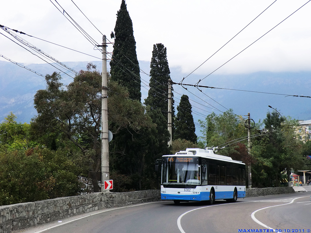 Крымский троллейбус, Богдан Т70110 № 6302