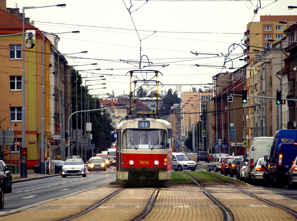 Прага, Tatra T3SUCS № 7074