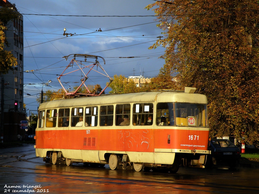 Нижний Новгород, Tatra T3SU № 1671 Нижний Новгород, Tatra T3SU № 1671