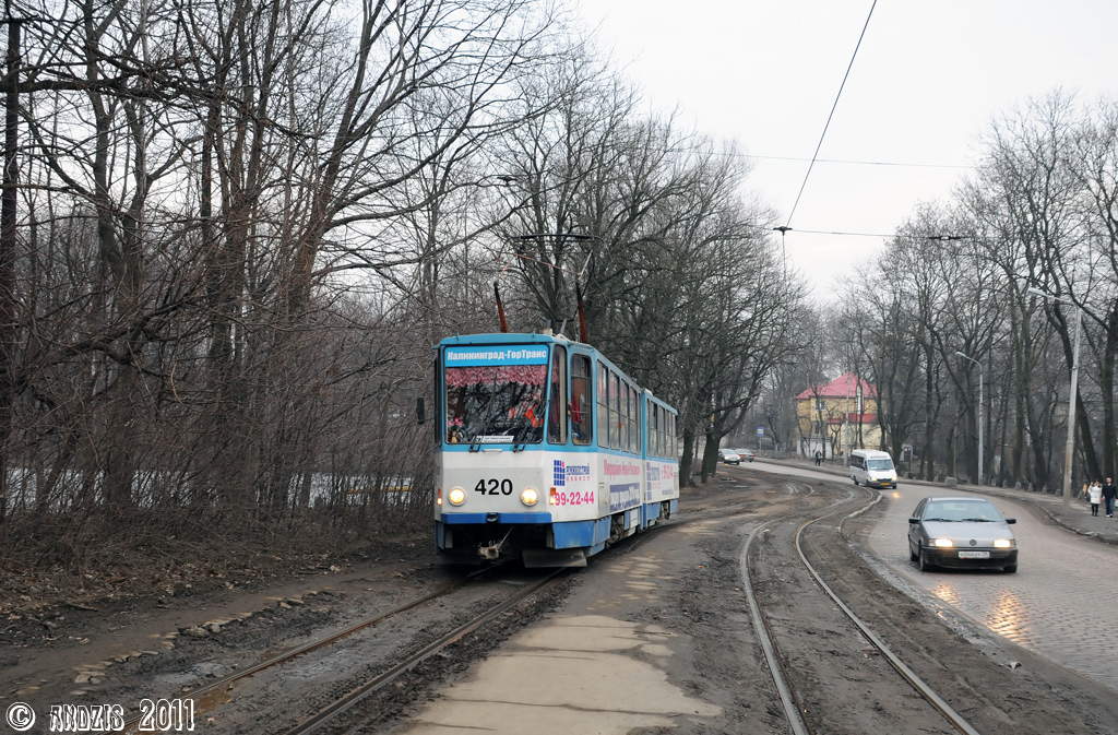 Калининград, Tatra KT4SU № 420