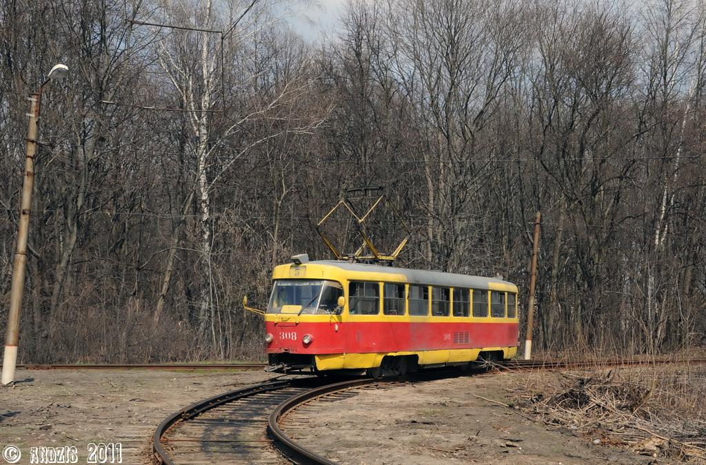 Курск, Tatra T3SU № 308