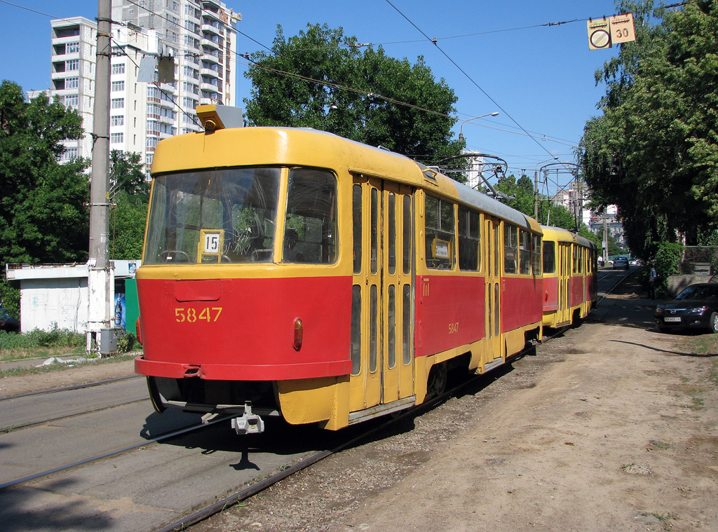 Киев, Tatra T3SU № 5847