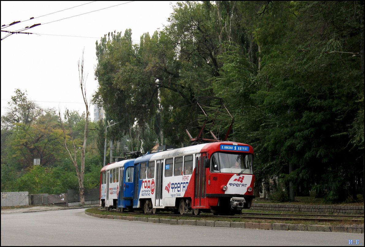 Днепр, Tatra T4D-MT № 1451