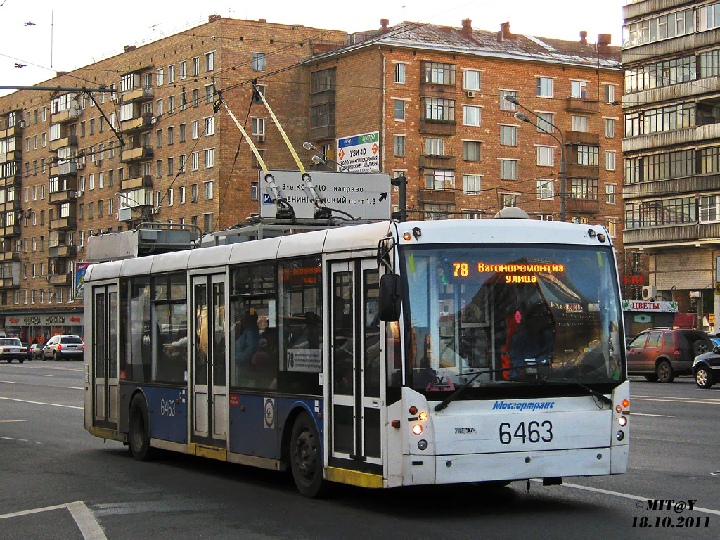 Москва, Тролза-5265.00 «Мегаполис» № 6463