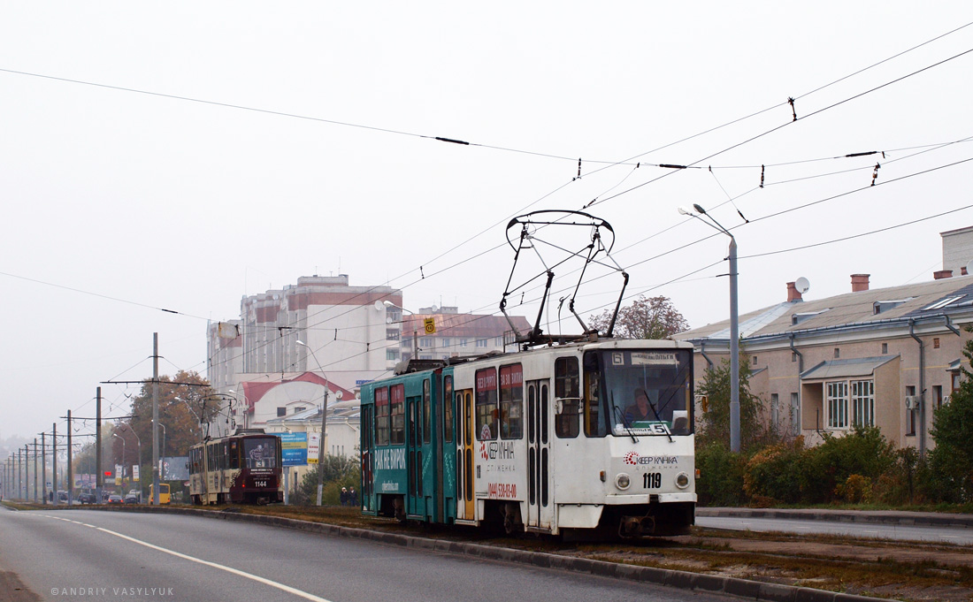 Львов, Tatra KT4SU № 1119