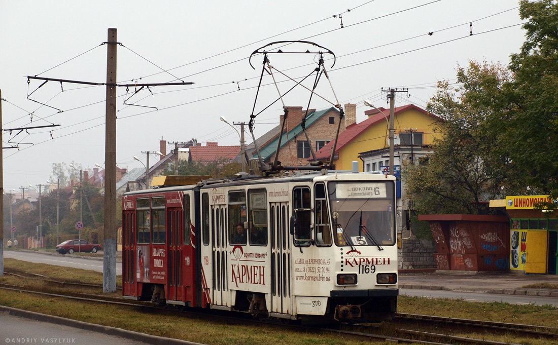 Львов, Tatra KT4D № 1169