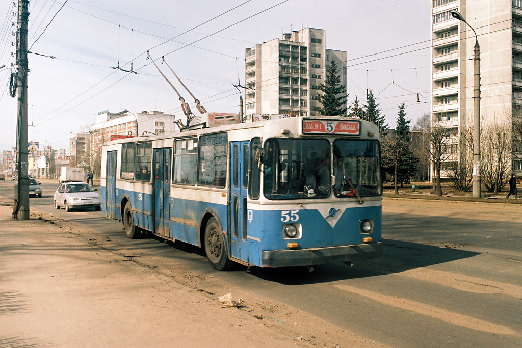 Тверь, ЗиУ-682В № 55; Тверь — Тверской троллейбус в начале 2000-х гг. (2002 — 2006 гг.)
