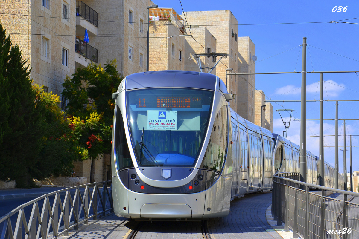 Иерусалим, Alstom Citadis 302 № 36