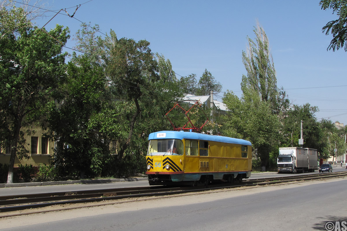 Волгоград, Tatra T3SU (двухдверная) № 56