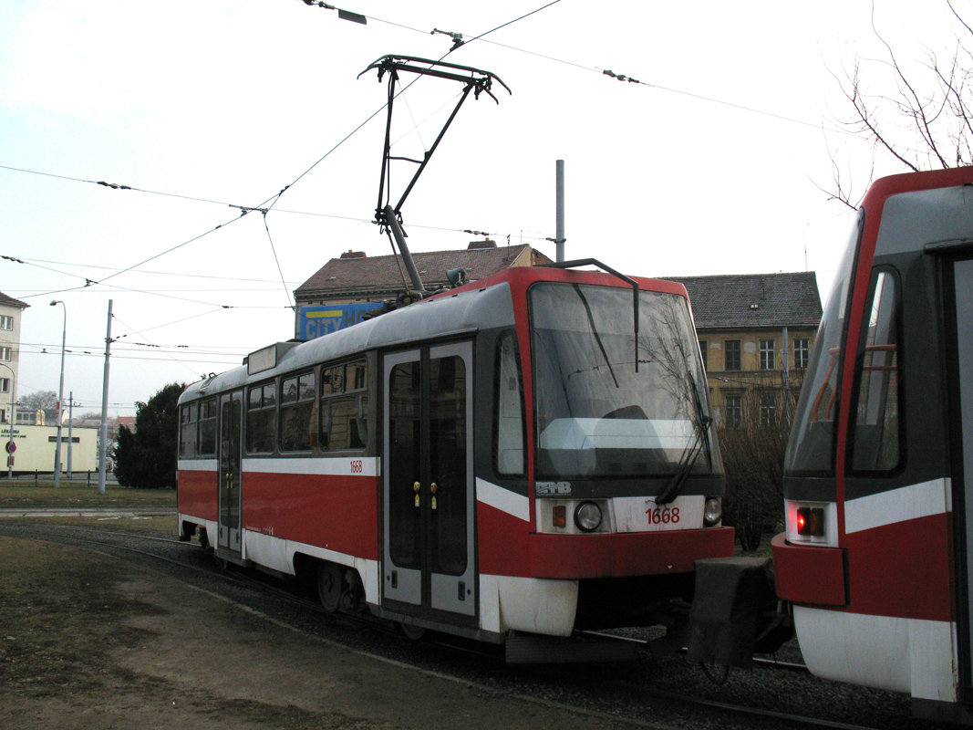 Брно, Tatra T3R (1995) № 1668