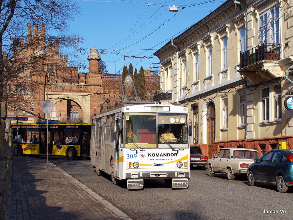 Черновцы, Škoda 14Tr11/6 № 309