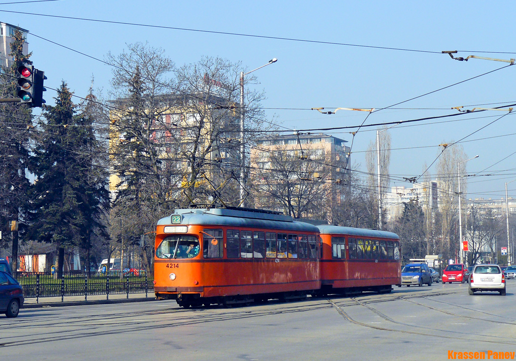София, Duewag T4 № 4214
