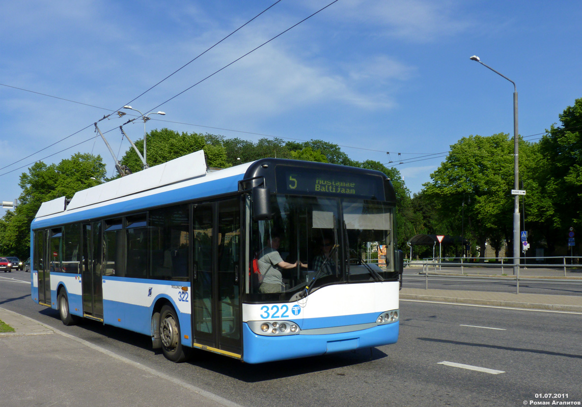 Таллин, Solaris Trollino II 12 Ganz № 322