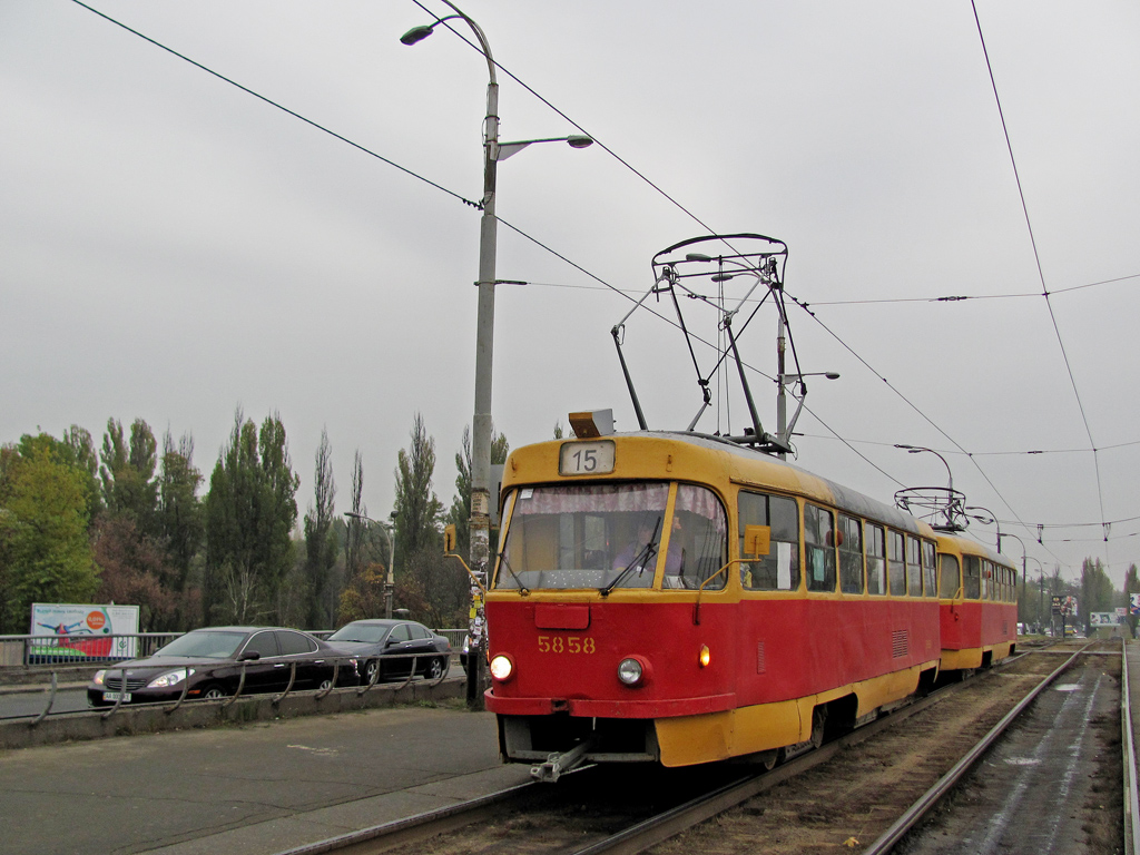 Киев, Tatra T3SU № 5858