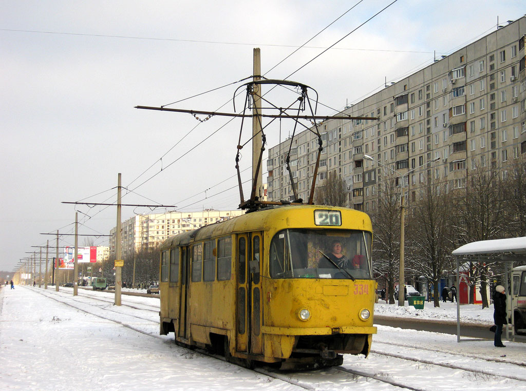 Харьков, Tatra T3SU № 334