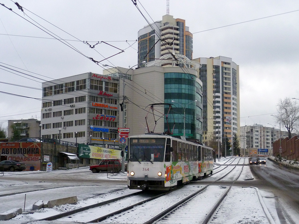 Екатеринбург, Tatra T6B5SU № 764