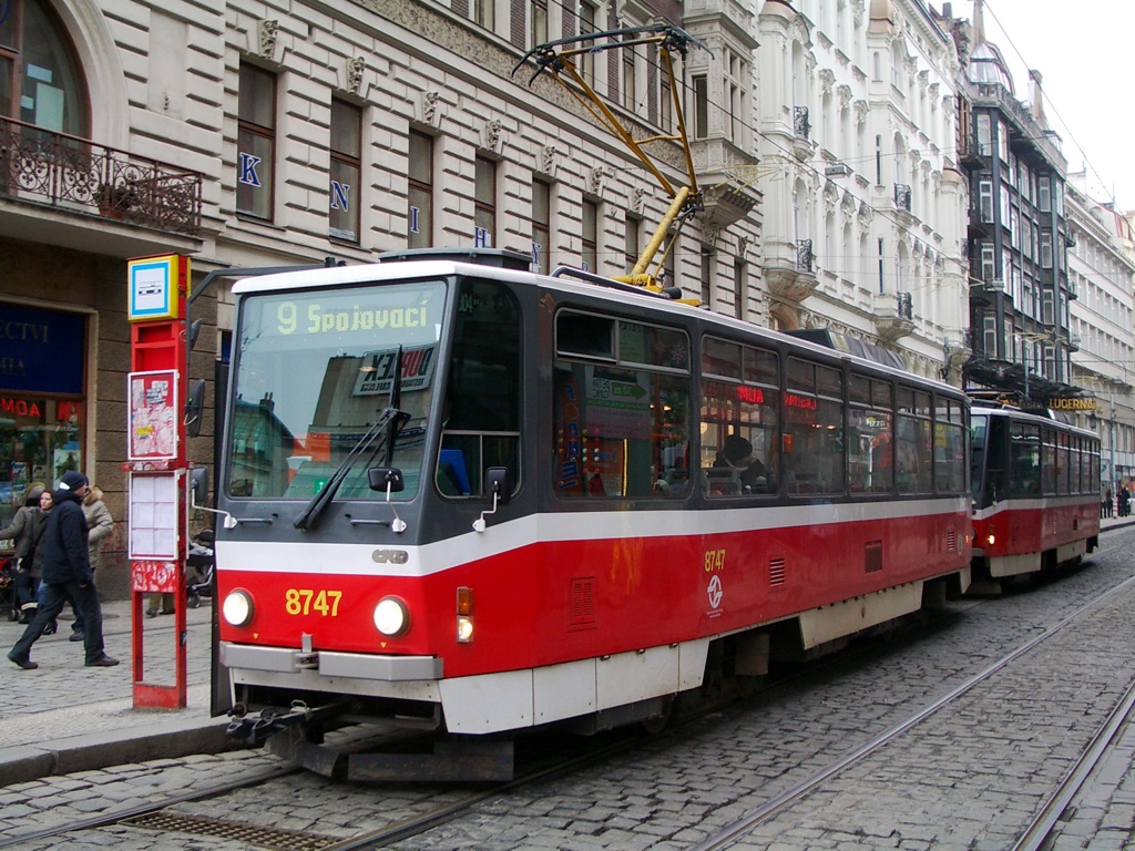 Prague, Tatra T6A5 № 8747