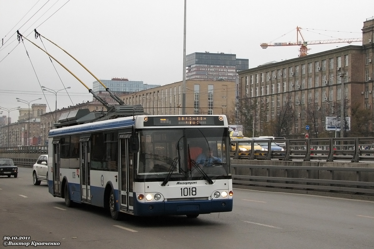 Москва, МТрЗ-52791 «Садовое Кольцо» № 1018