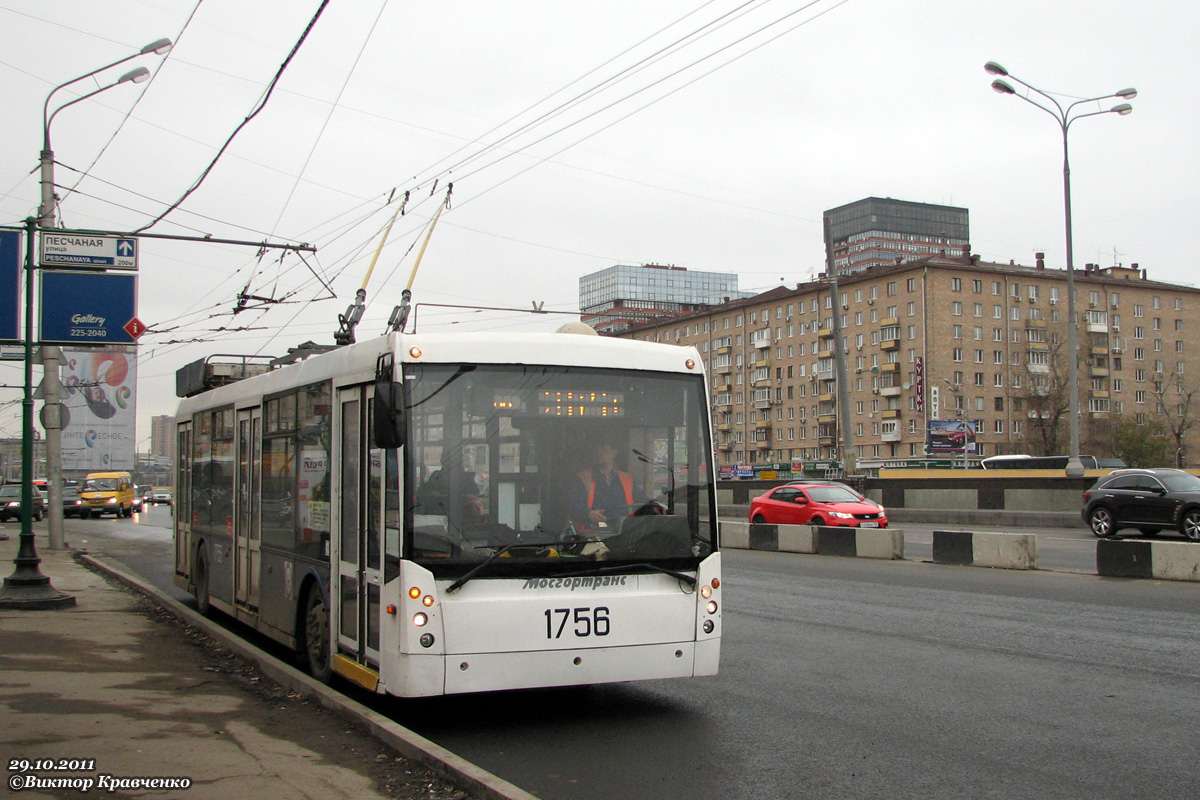 Москва, Тролза-5265.00 «Мегаполис» № 1756