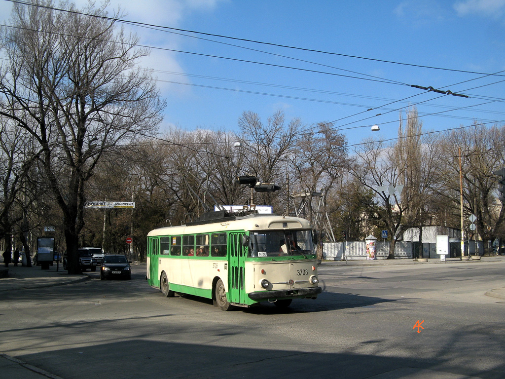 Крымский троллейбус, Škoda 9TrH27 № 3708
