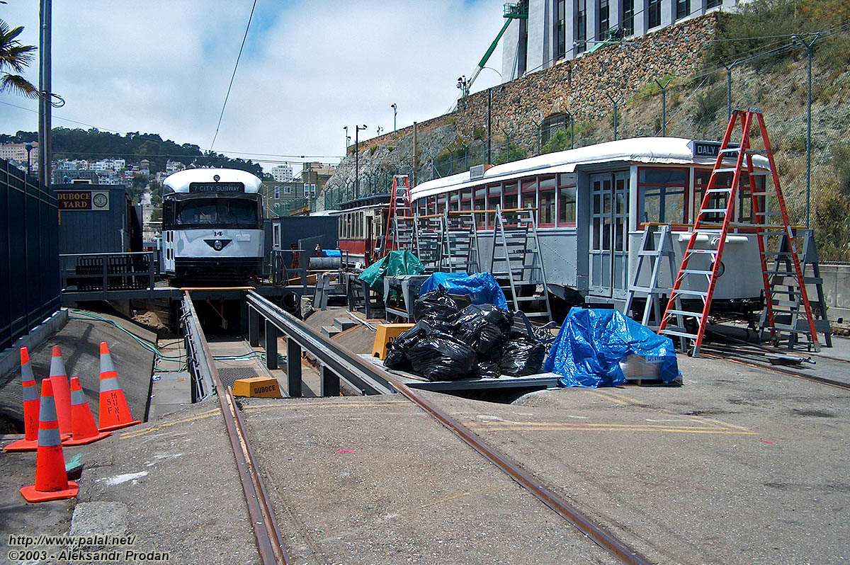 Сан-Франциско, область залива, PCC № 1070; Сан-Франциско, область залива, Четырёхосный моторный Elkton № 798