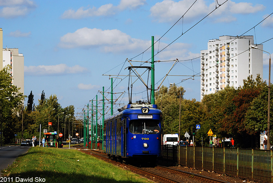 Познань, Duewag GT8 № 703