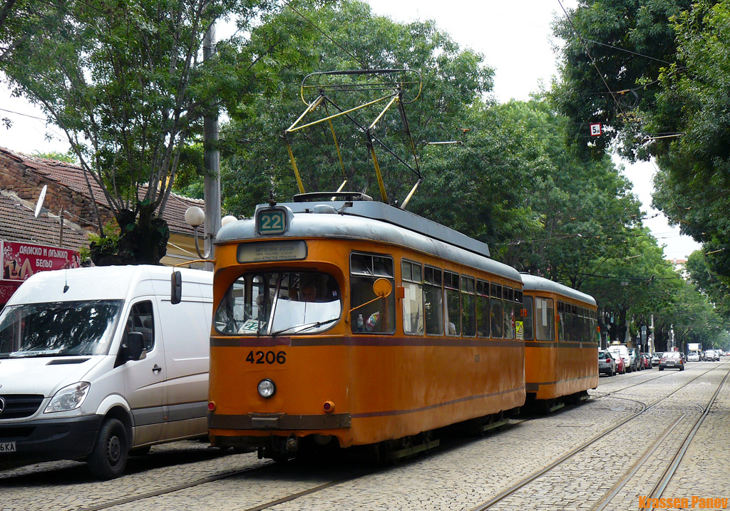 София, Duewag T4 № 4206