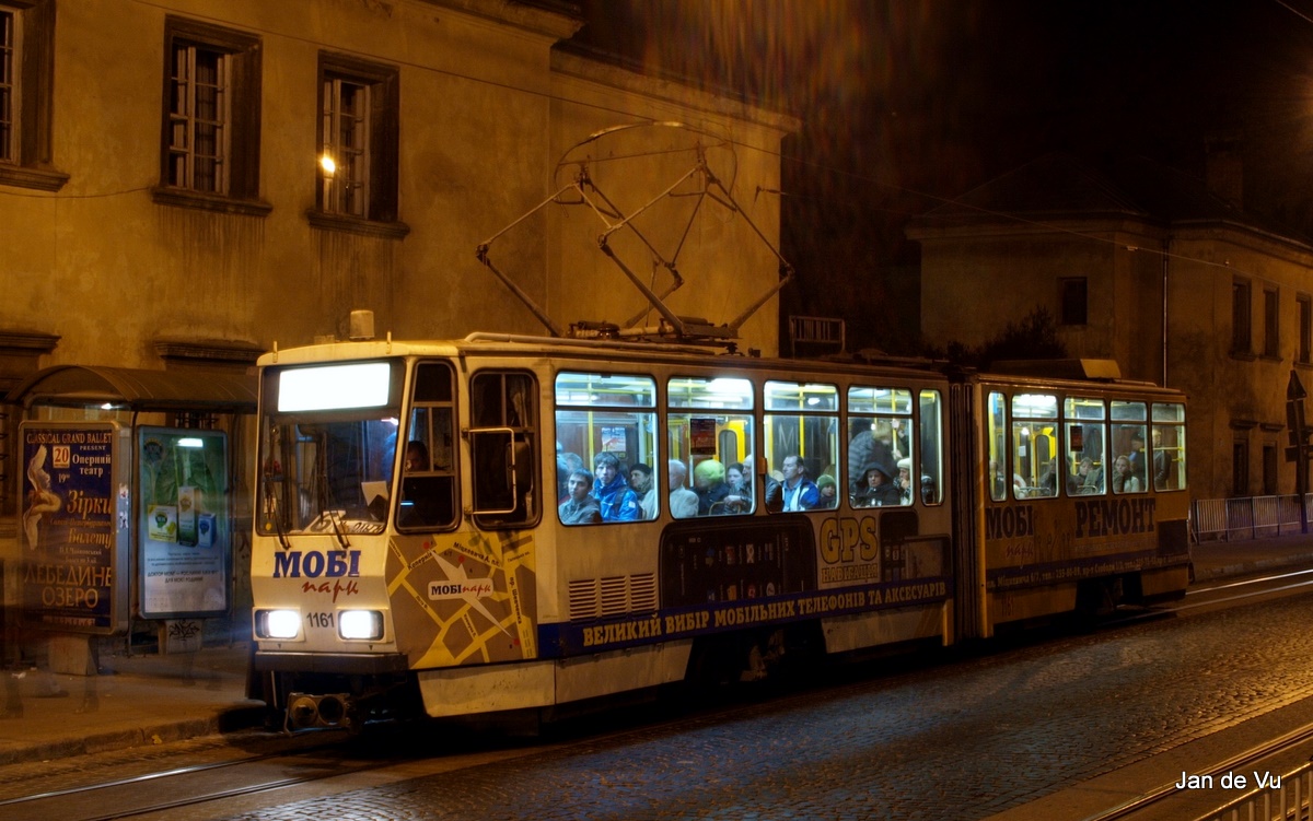 Львов, Tatra KT4D № 1161