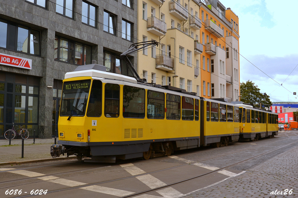 Берлин, Tatra KT4DM № 6086