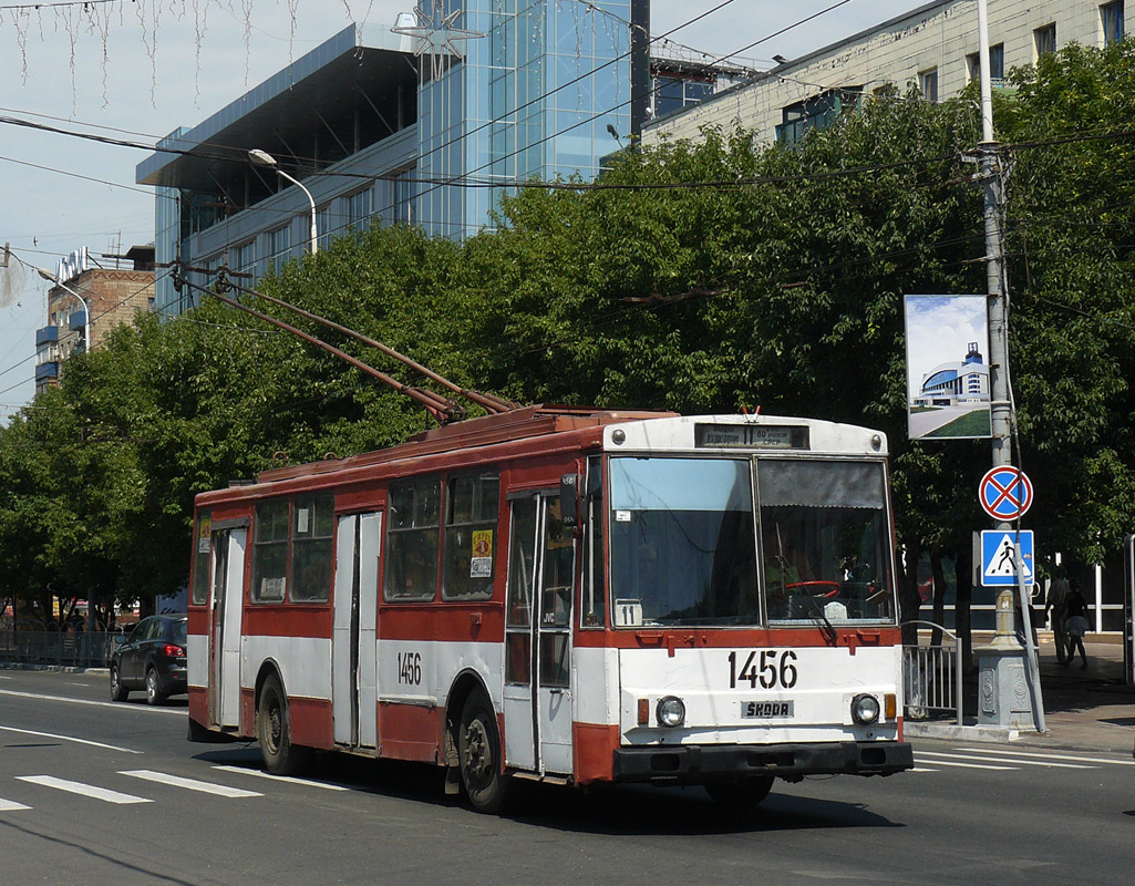 Мариуполь, Škoda 14Tr89/6 № 1456